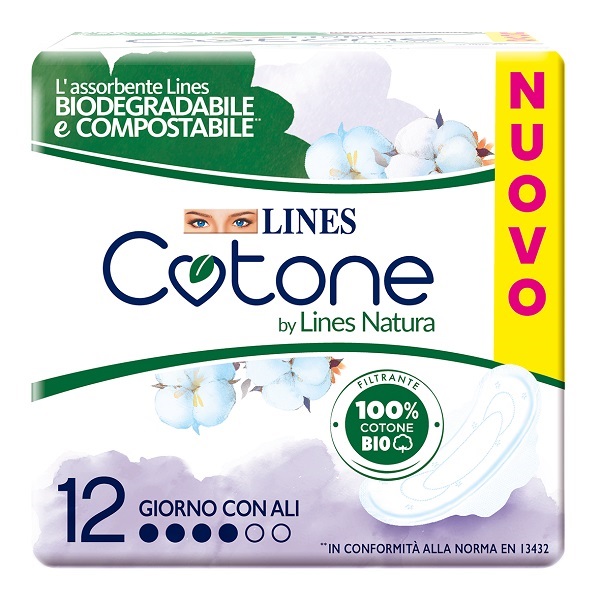 LINES COTONE BIO ULTRA ALI 10+2 PEZZI - Farmacia Rossi2 - Farmacia Rossi 