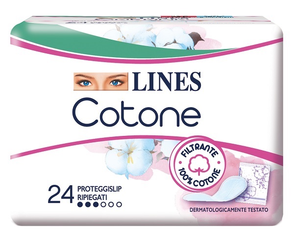 LINES COTONE BIO SALVASLIP RIPIEGATI 24 PEZZI - Farmacia Rossi2 - Farmacia Rossi 