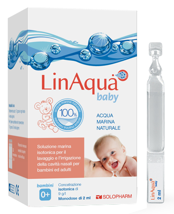 SOLUZIONE ISOTONICA PER LAVAGGI NASALI LINAQUA BABY 30 FLACONCINI MONODOSE 2ML - Farmacia Rossi2 - Farmacia Rossi 