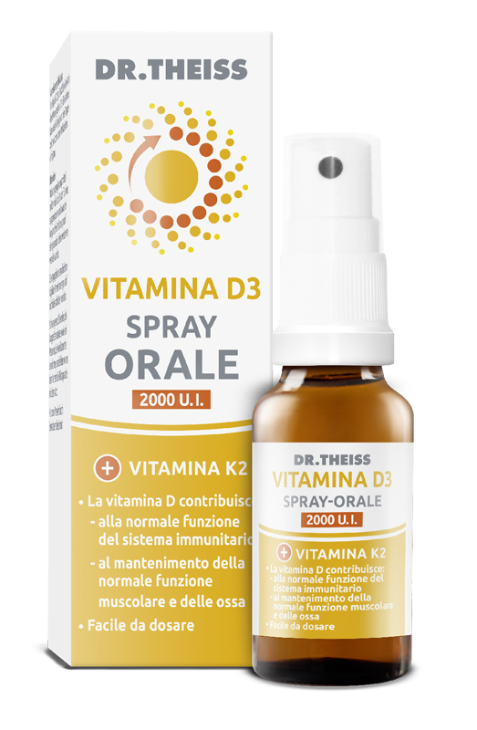 THEISS VITAMINA D3 SPRAY ORALE 20 ML - Farmacia Rossi2 - Farmacia Rossi 