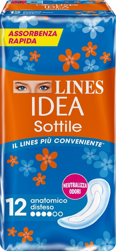 LINES IDEA SOTTILI ANATOMICI 12 PEZZI - Farmacia Rossi2 - Farmacia Rossi 