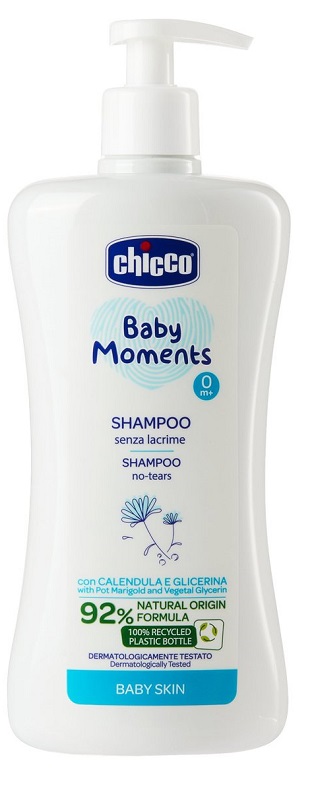 CHICCO BABY MOMENTS SHAMPOO DELICATE 500 ML - Farmacia Rossi2 - Farmacia Rossi 
