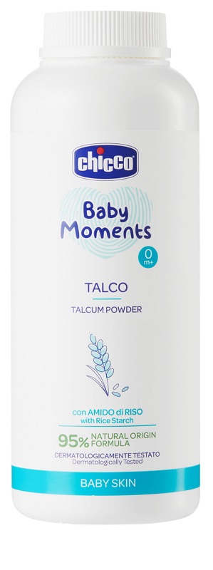CHICCO BABY MOMENTS TALCO IN POLVERE 150 G - Farmacia Rossi2 - Farmacia Rossi 