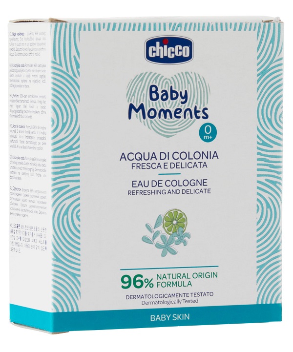 CHICCO BABY MOMENTS ACQUA COLONIA REFRESH 100 ML - Farmacia Rossi2 - Farmacia Rossi 