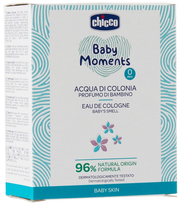 CHICCO BABY MOMENTS ACQUA COLONIA BABY DELICATE 100 ML - Farmacia Rossi2 - Farmacia Rossi 