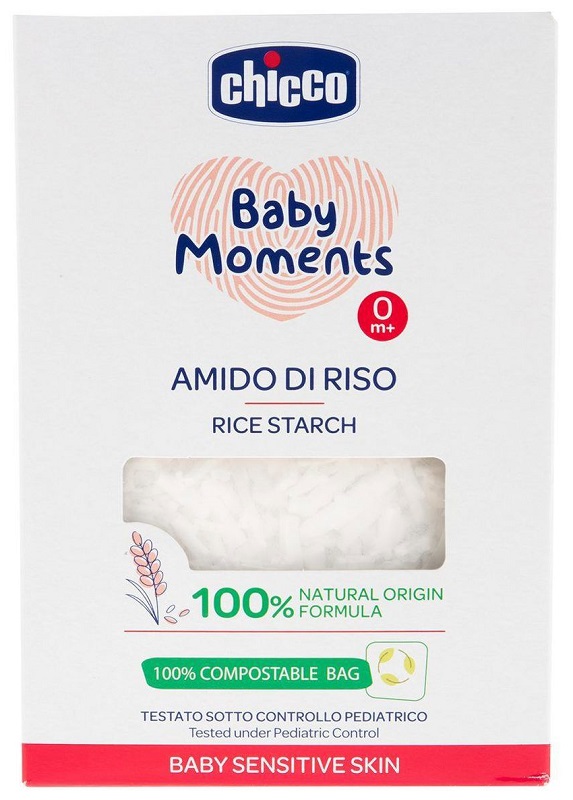 CHICCO BABY MOMENTS AMIDO DI RISO SENS 250 G - Farmacia Rossi2 - Farmacia Rossi 