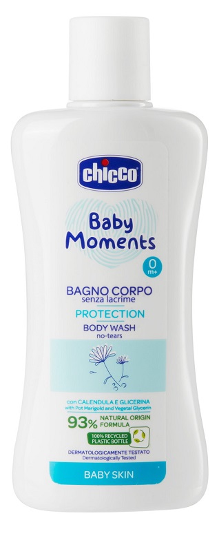 CHICCO BABY MOMENTS BAGNO CORPO SENZA LACRIME PROTECTION 200 ML - Farmacia Rossi2 - Farmacia Rossi 