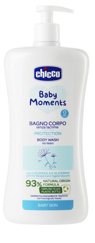 CHICCO BABY MOMENTS BAGNO CORPO SENZA LACRIME PROTECTION 750 ML - Farmacia Rossi2 - Farmacia Rossi 