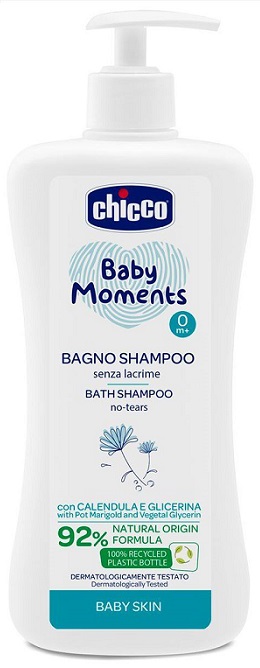 CHICCO BABY MOMENTS BAGNO SHAMPOO DELICATE 500 ML - Farmacia Rossi2 - Farmacia Rossi 