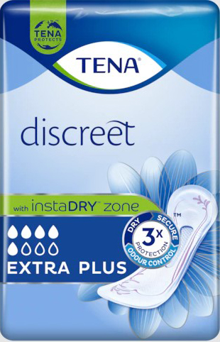 ASSORBENTE INCONTINENZA LEGGERA TENA DISCREET EXTRA PLUS 16 PEZZI - Farmacia Rossi2 - Farmacia Rossi 