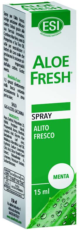 ESI ALOE FRESH SPRAY ALITO MENTA FORTE 15 ML - Farmacia Rossi2 - Farmacia Rossi 