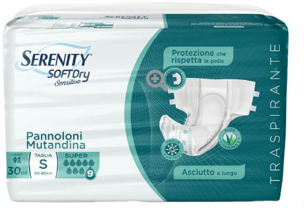 PANNOLONE MUTANDINA SERENITY SD SENSITIVE SUPER M 15 PEZZI - Farmacia Rossi2 - Farmacia Rossi 