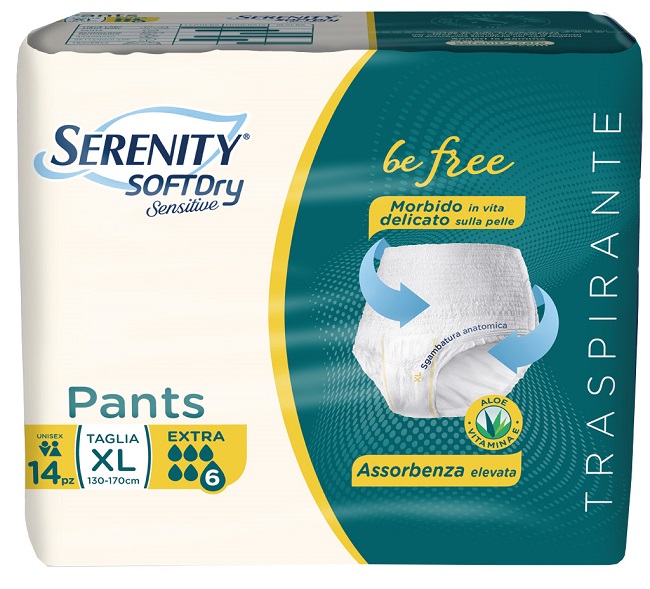 SERENITY PANTS SD SENSITIVE EXTRA XL 14 PEZZI - Farmacia Rossi2 - Farmacia Rossi 