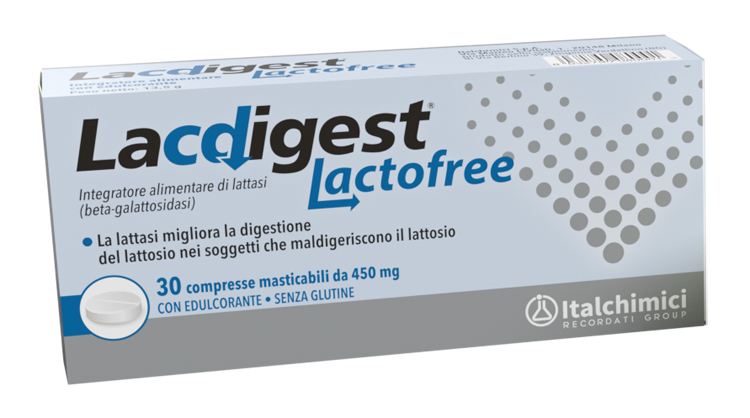 LACDIGEST LACTOFREE 30 COMPRESSE MASTICABILI - Farmacia Rossi2 - Farmacia Rossi 