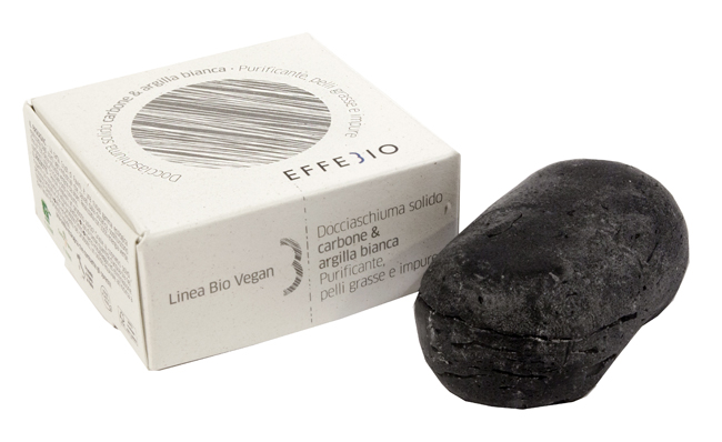 EFFEBIO DOCCIASCHIUMA SOLIDO CARBONE E ARGILLA BIANCA 75 G - Farmacia Rossi2 - Farmacia Rossi 