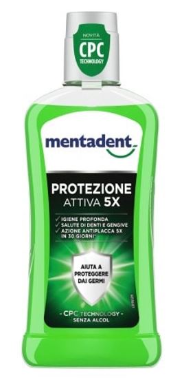 MENTADENT COLLUTORIO PROTEZIONE ATTIVA 400 ML - Farmacia Rossi2 - Farmacia Rossi 