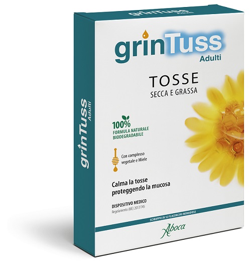 GRINTUSS ADULTI SCIROPPO 12 FLACONCINI - Farmacia Rossi2 - Farmacia Rossi 