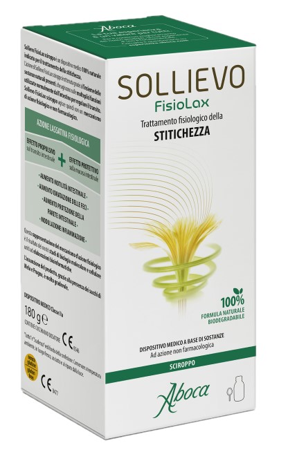 SOLLIEVO FISIOLAX SCIROPPO 180 G - Farmacia Rossi2 - Farmacia Rossi 