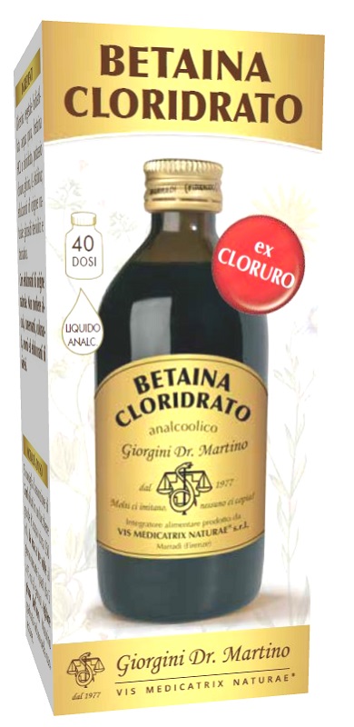 BETAINA CLORIDRATO LIQUIDO ANALCOLICO 200 ML - Farmacia Rossi2 - Farmacia Rossi 