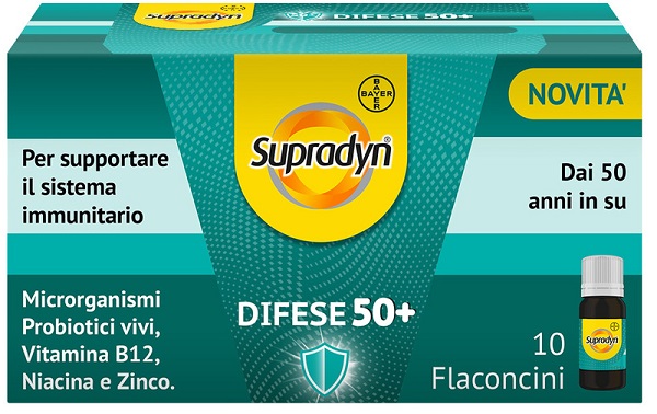 SUPRADYN DIFESE 50+ 10 FLACONCINI 10 ML - Farmacia Rossi2 - Farmacia Rossi 