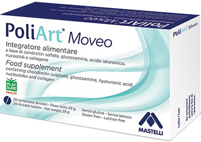 POLIART MOVEO 20 COMPRESSE DIVISIBILI NON RIVESTITE - Farmacia Rossi2 - Farmacia Rossi 