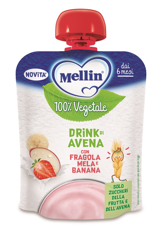 MELLIN POUCH AVENA MELA FRAGOLA BANANA 90 G - Farmacia Rossi2 - Farmacia Rossi 