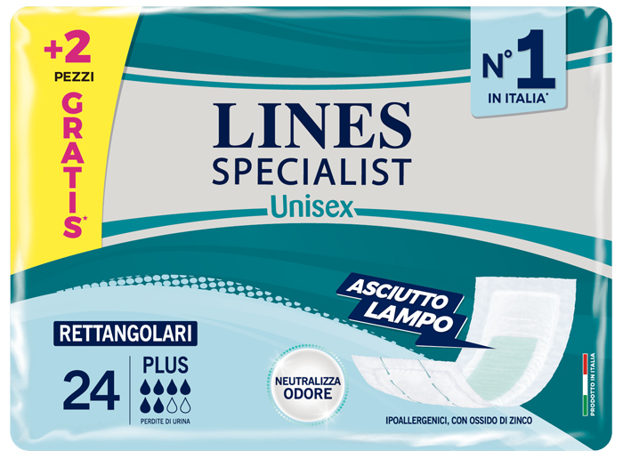 LINES SPECIALIST RETTANGOLARE 22+2 PEZZI - Farmacia Rossi2 - Farmacia Rossi 