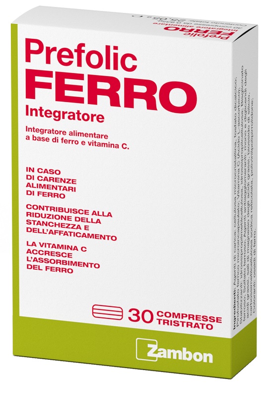 PREFOLIC FERRO 30 COMPRESSE - Farmacia Rossi2 - Farmacia Rossi 