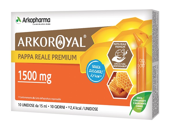 ARKOROYAL PAPPA REALE 1500MG SENZA ZUCCHERO 10 FLACONCINI DA 15 ML - Farmacia Rossi2 - Farmacia Rossi 