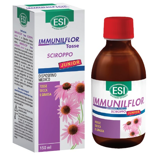 ESI IMMUNILFLOR SCIROPPO TOSSE JUNIOR 150 ML - Farmacia Rossi2 - Farmacia Rossi 