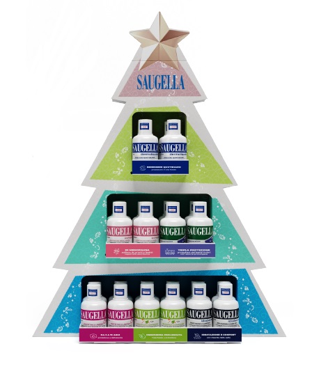 SAUGELLA MINI LOVES NATALE ESPOSITORE 24 PEZZI - Farmacia Rossi2 - Farmacia Rossi 