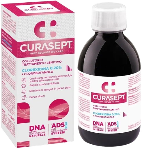 CURASEPT COLLUTORIO ADS DNA TRATTAMENTO LENITIVO 200 ML - Farmacia Rossi2 - Farmacia Rossi 