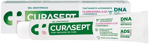 CURASEPT GEL DENTIFRICIO ADS DNA TRATTAMENTO ASTRINGENTE 75 ML - Farmacia Rossi2 - Farmacia Rossi 