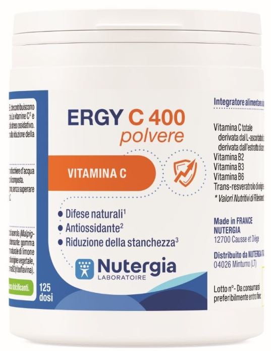 ERGY C 400 POLVERE 125 G - Farmacia Rossi2 - Farmacia Rossi 
