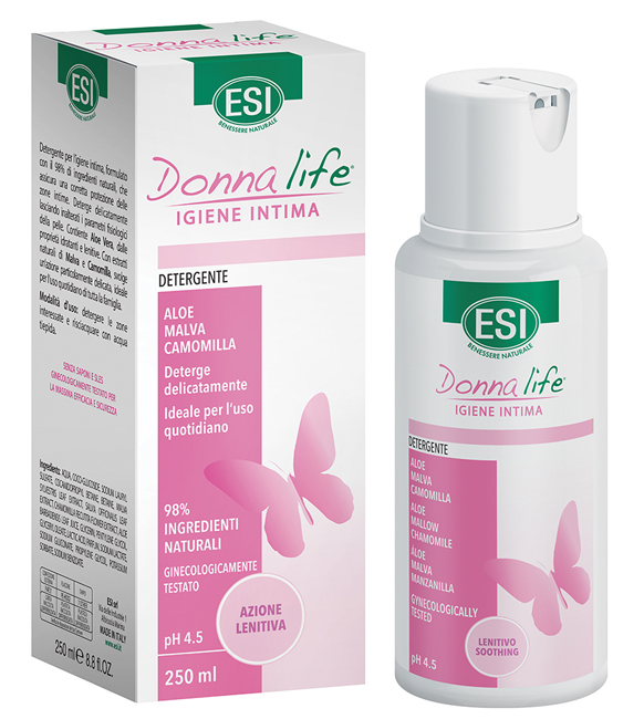 ESI DONNA LIFE DETERGENTE INTIMO LENITIVO 250 ML - Farmacia Rossi2 - Farmacia Rossi 