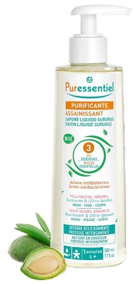 PURESSENTIEL SAPONE SURGRAS BIO 500 ML - Farmacia Rossi2 - Farmacia Rossi 