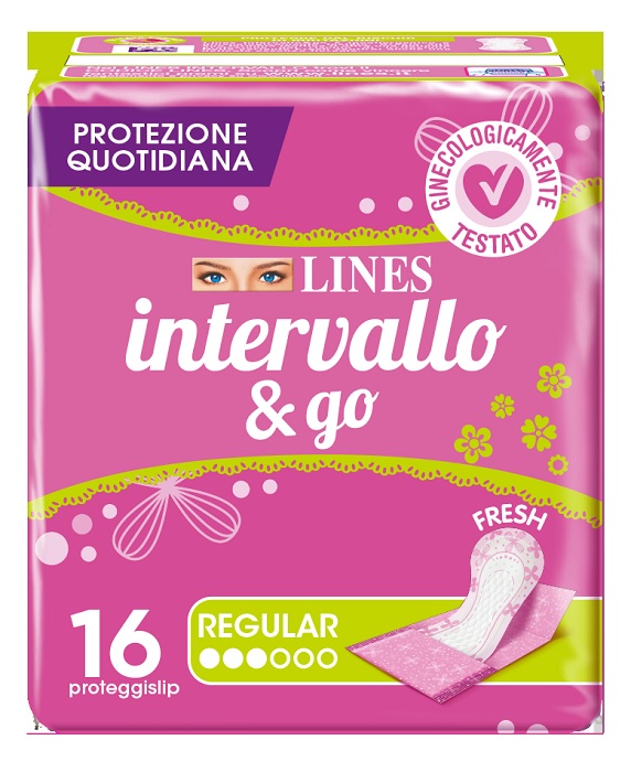 PROTEGGISLIP LINES INTERVALLO FRESH&GO RIPIEGATI 16 PEZZI - Farmacia Rossi2 - Farmacia Rossi 