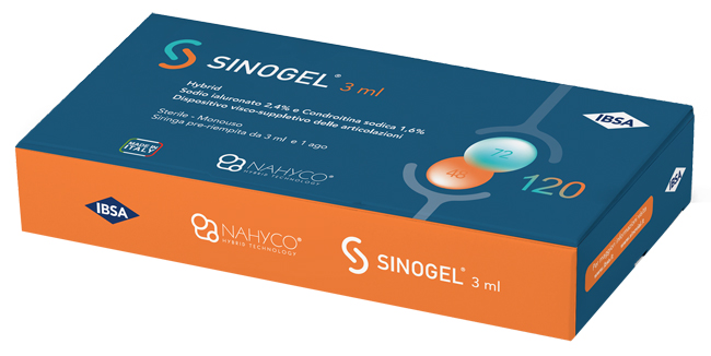 SIRINGA INTRA-ARTICOLARE SINOGEL 2,4% + 1,6% 3 ML 1 FS + AGO GAUGE 21 - Farmacia Rossi2 - Farmacia Rossi 