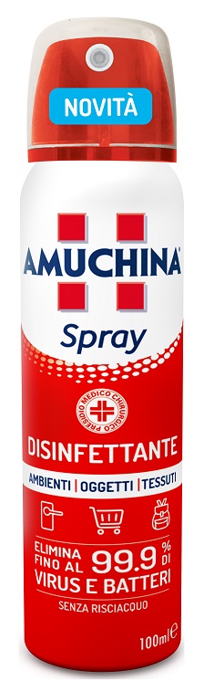 AMUCHINA SPRAY AMBIENTI OGGETTI TESSUTI 100 ML - Farmacia Rossi2 - Farmacia Rossi 