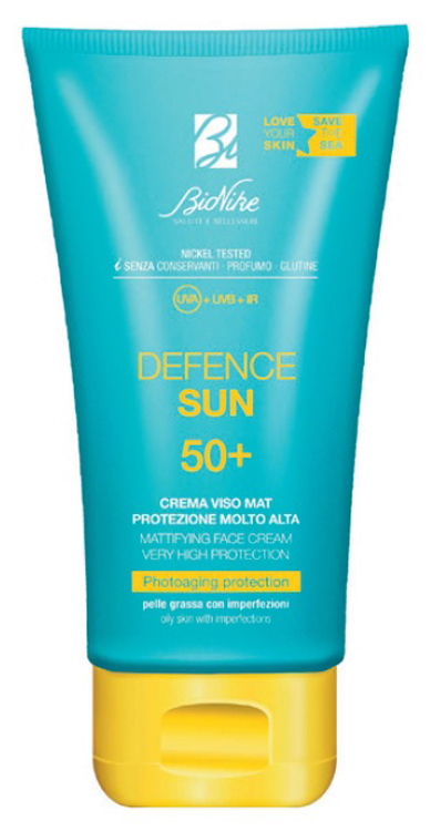 DEFENCE SUN CREMA VISO MAT SPF50+ PROTEZIONE MOLTO ALTA 50 ML - Farmacia Rossi2 - Farmacia Rossi 