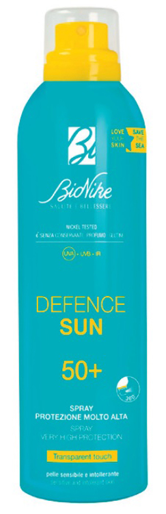 DEFENCE SUN SPRAY TRANSPARENT TOUCH 50+ 200 ML - Farmacia Rossi2 - Farmacia Rossi 