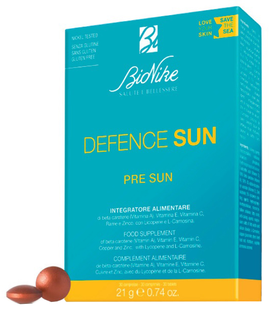 DEFENCE SUN PRE SUN 30 COMPRESSE - Farmacia Rossi2 - Farmacia Rossi 