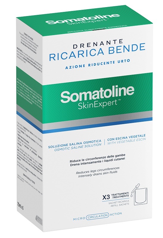 SOMATOLINE SKIN EXPERT BENDE SNELLENTI DRENANTI KIT RICARICA - Farmacia Rossi2 - Farmacia Rossi 