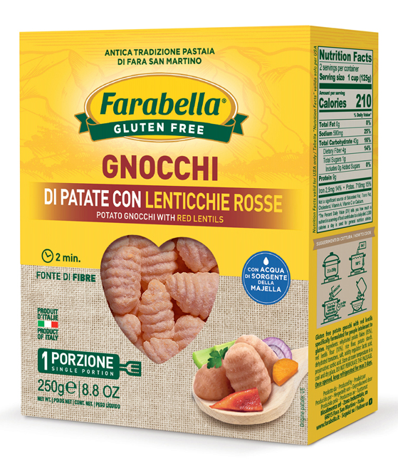 FARABELLA GNOCCHI PATATE E LENTICCHIE 250 G - Farmacia Rossi2 - Farmacia Rossi 