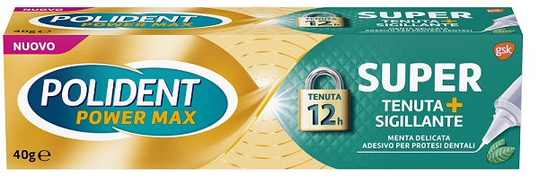 POLIDENT SUPER TENUTA+SIGILLANTE MENTA DELICATA ADESIVO PROTESI DENTALE 40 G - Farmacia Rossi2 - Farmacia Rossi 