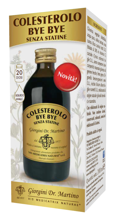 COLESTEROLO BYE BYE SENZA STATINE 200 ML - Farmacia Rossi2 - Farmacia Rossi 
