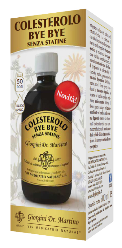 COLESTEROLO BYE BYE SENZA STATINE 500 ML - Farmacia Rossi2 - Farmacia Rossi 