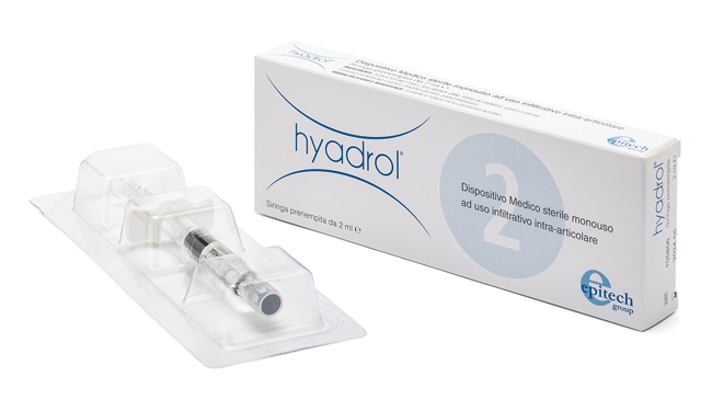 SIRINGA INTRA-ARTICOLARE HYADROL CON ACIDO IALURONICO 1% E ADELMITROL 2% CAPACITA' 2 ML - Farmacia Rossi2 - Farmacia Rossi 