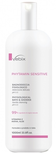 VEBIX PHYTAMIN PELLI SENSIBILI BAGNODOCCIA FISIOLOGICO 1000 ML - Farmacia Rossi2 - Farmacia Rossi 