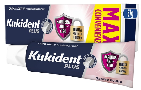 KUKIDENT PLUS SIGILLO ANTI INFILTRAZIONI CREMA ADESIVA DENTIERE 57 G - Farmacia Rossi2 - Farmacia Rossi 
